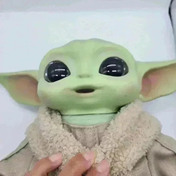 Star Wars The Mandalorian Baby Yoda Grogu The Child 11" Rubber Head 2020 laugh - Picture 4 of 7